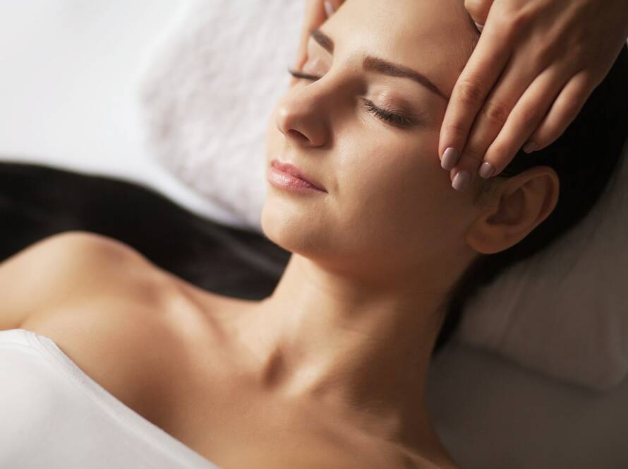 Spa Face Massage. Facial Treatment. Spa Salon. Therapy