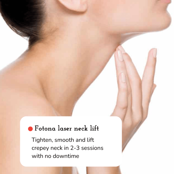 Fotona laser neck lift and thightening